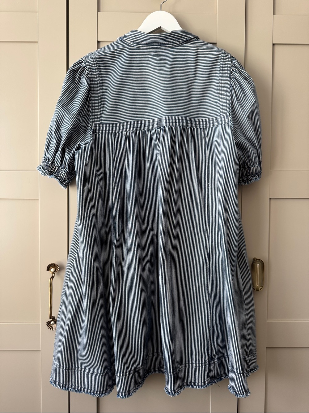 Pilcro Cotton Workwear Swing Mini Dress Anthropologie 100% Cotton XL - Picture 5 of 7
